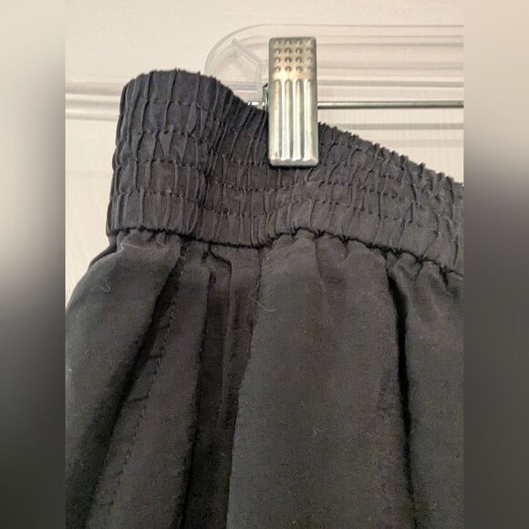 Madewell Black Pull On Elastic waist wide leg pant Wide-Leg Plus Sz XXLP Petite - Picture 5 of 11